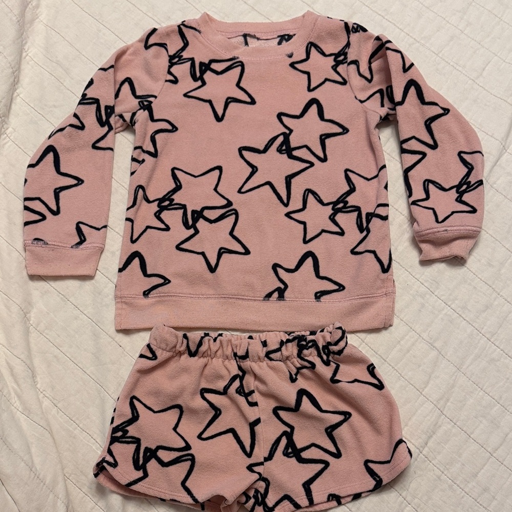 Carter's Pink Star Pajama Set
